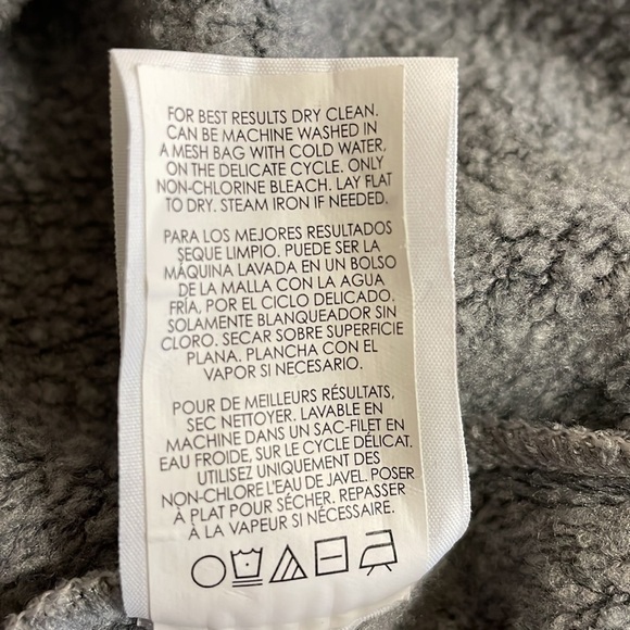 Cabi Dress Flashdance Jersey Grey Peplum Fleece Hem Preppy Academia Business S - Picture 8 of 9